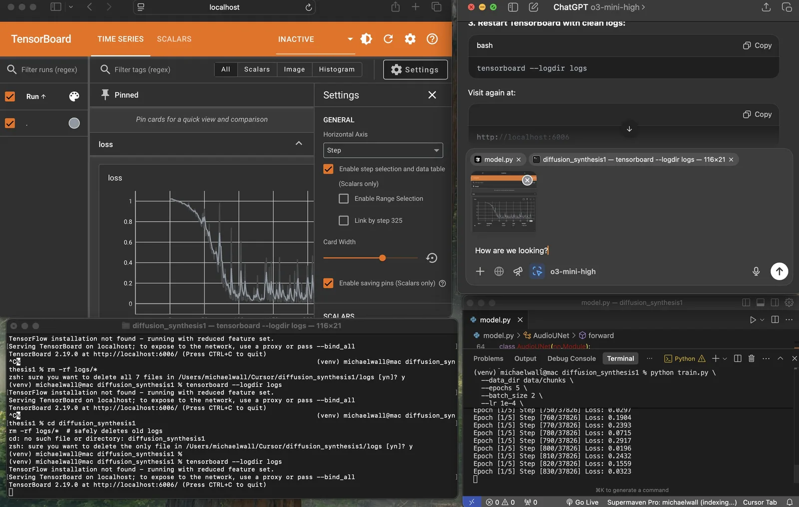 Training experiments inspired by the Jukebox paper