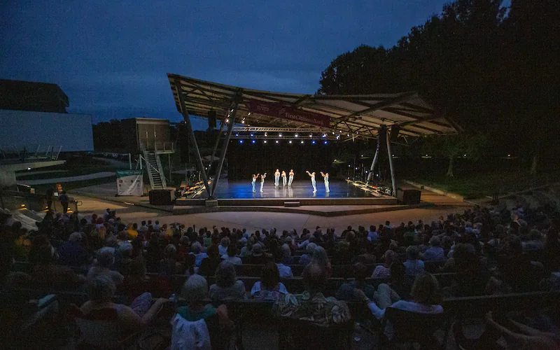 American Dance Festival outdoor performance stage